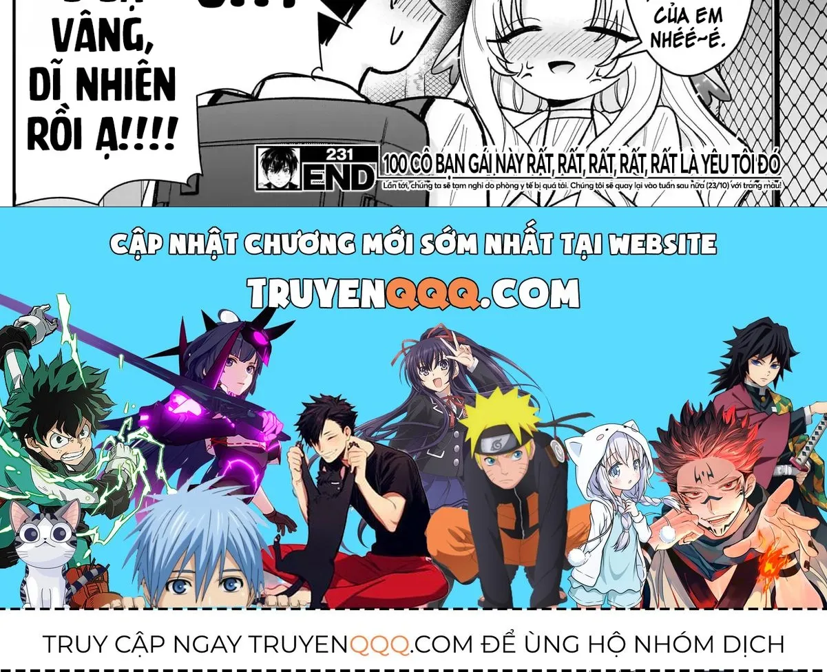 100 Cô Bạn Gái Này Rất, Rất, Rất, Rất, Rất Là Yêu Tôi Đó Chap 231 - Next Chap 232