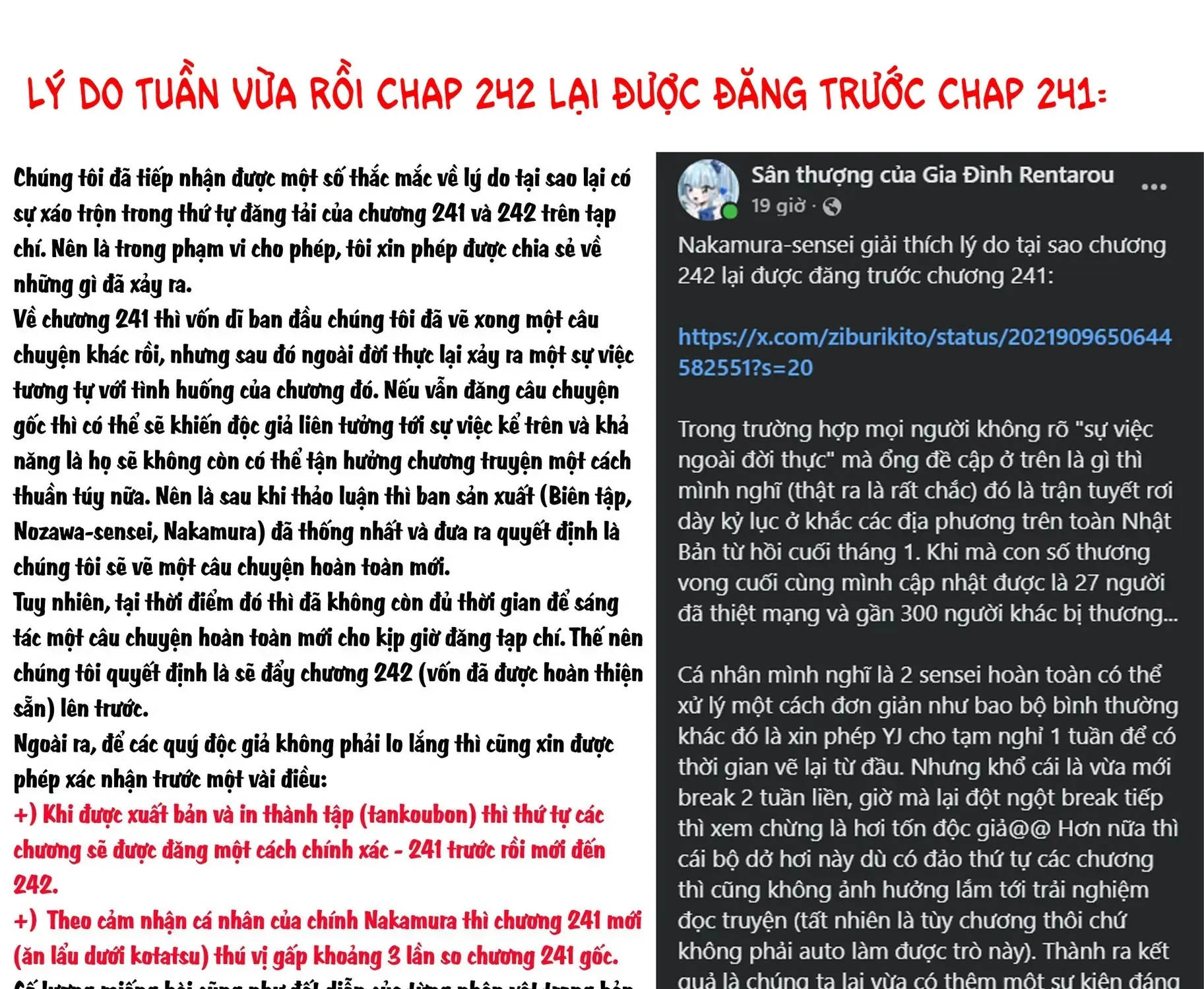 100 Cô Bạn Gái Này Rất, Rất, Rất, Rất, Rất Là Yêu Tôi Đó Chap 241 - Next Chap 242