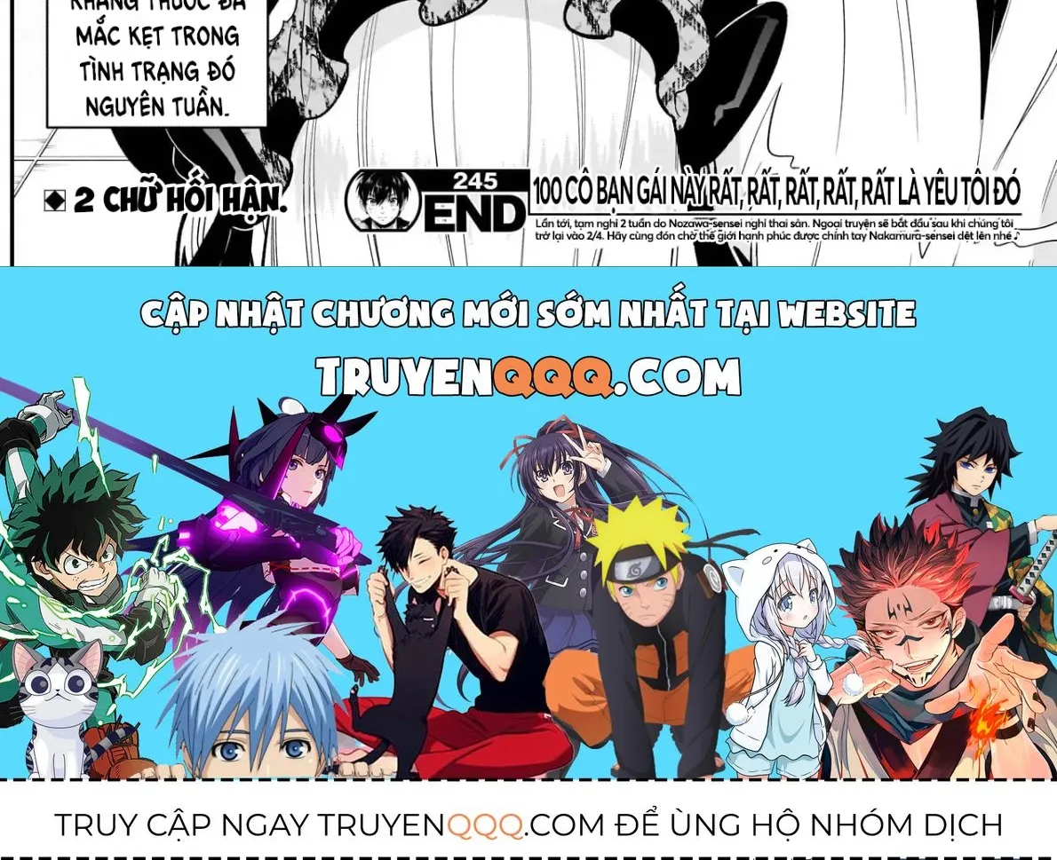 100 Cô Bạn Gái Này Rất, Rất, Rất, Rất, Rất Là Yêu Tôi Đó Chap 245 - Next Chap 246