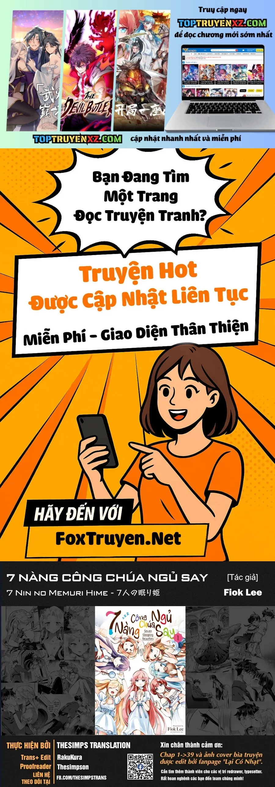 7 Nàng Công Chúa Ngủ Say Chap 99 - Next Chap 100