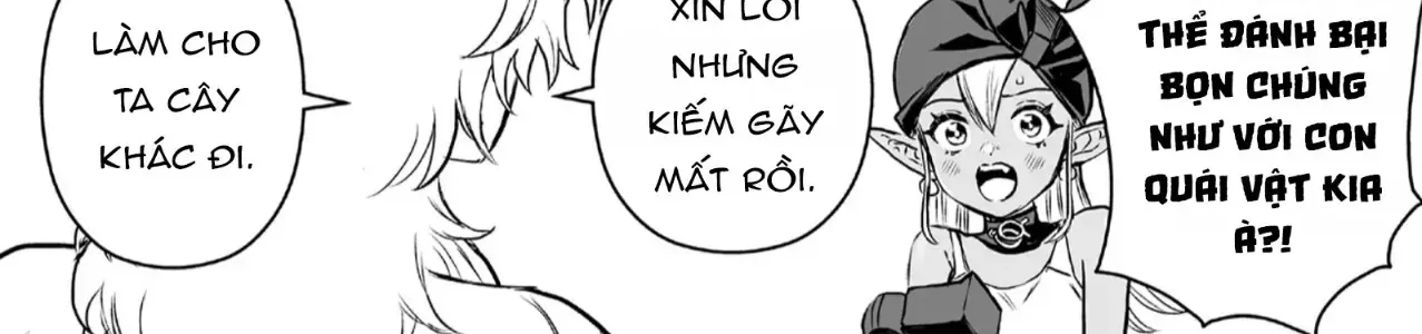 Abandoned ~Tsuyosugite Buki Ga Kowareru Yuusha To Buki Shokunin No Elf~ Chap 1 - Next Chap 2