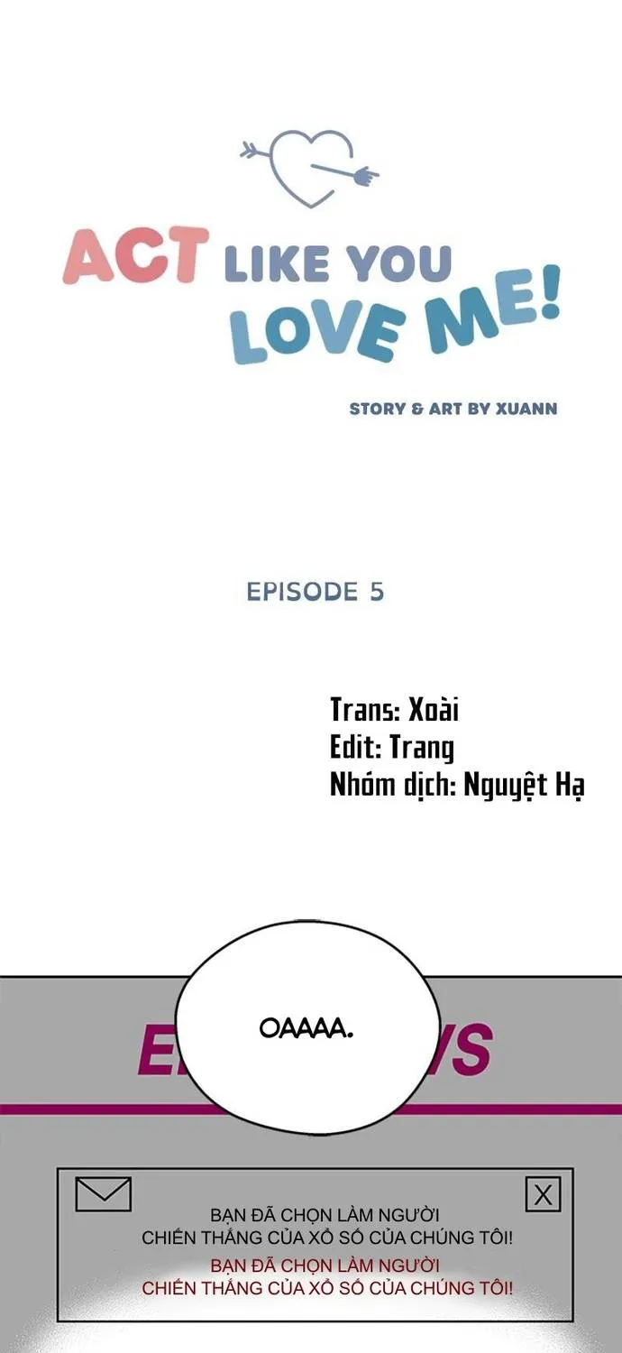 Act Like You Love Me Chap 5 - Next Chap 6
