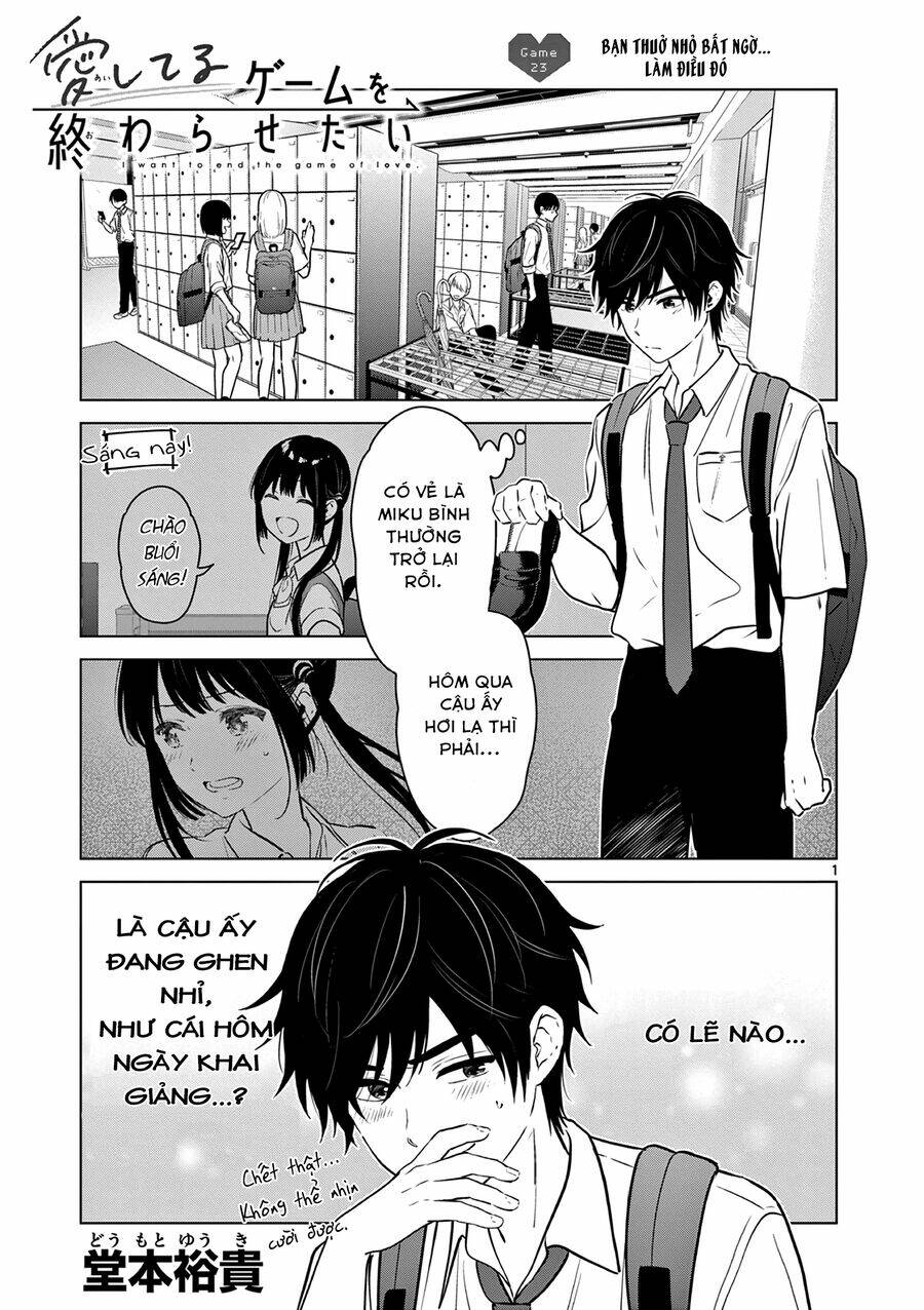 Aishiteru Game Wo Owarasetai Chap 23 - Next Chap 24