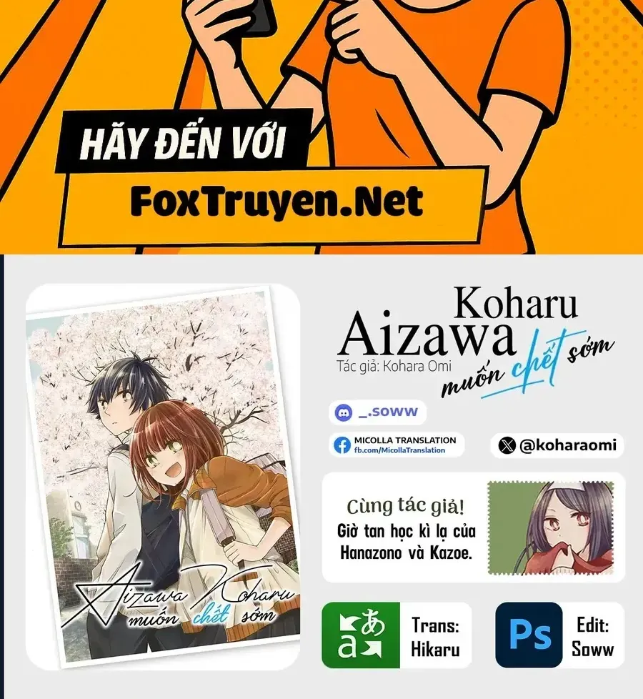 Aizawa Koharu Wa Shi Ni Isogu Chap 11 - Next Chap 12