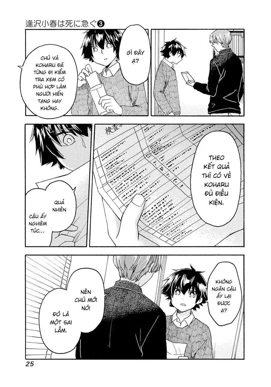 Aizawa Koharu Wa Shi Ni Isogu Chap 12 - Next Chap 13