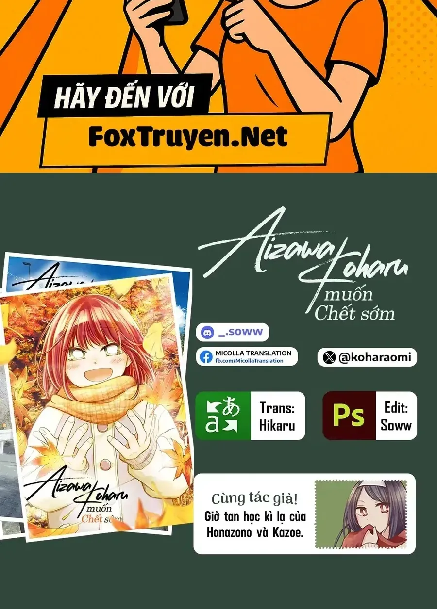 Aizawa Koharu Wa Shi Ni Isogu Chap 14 - Next Chap 15