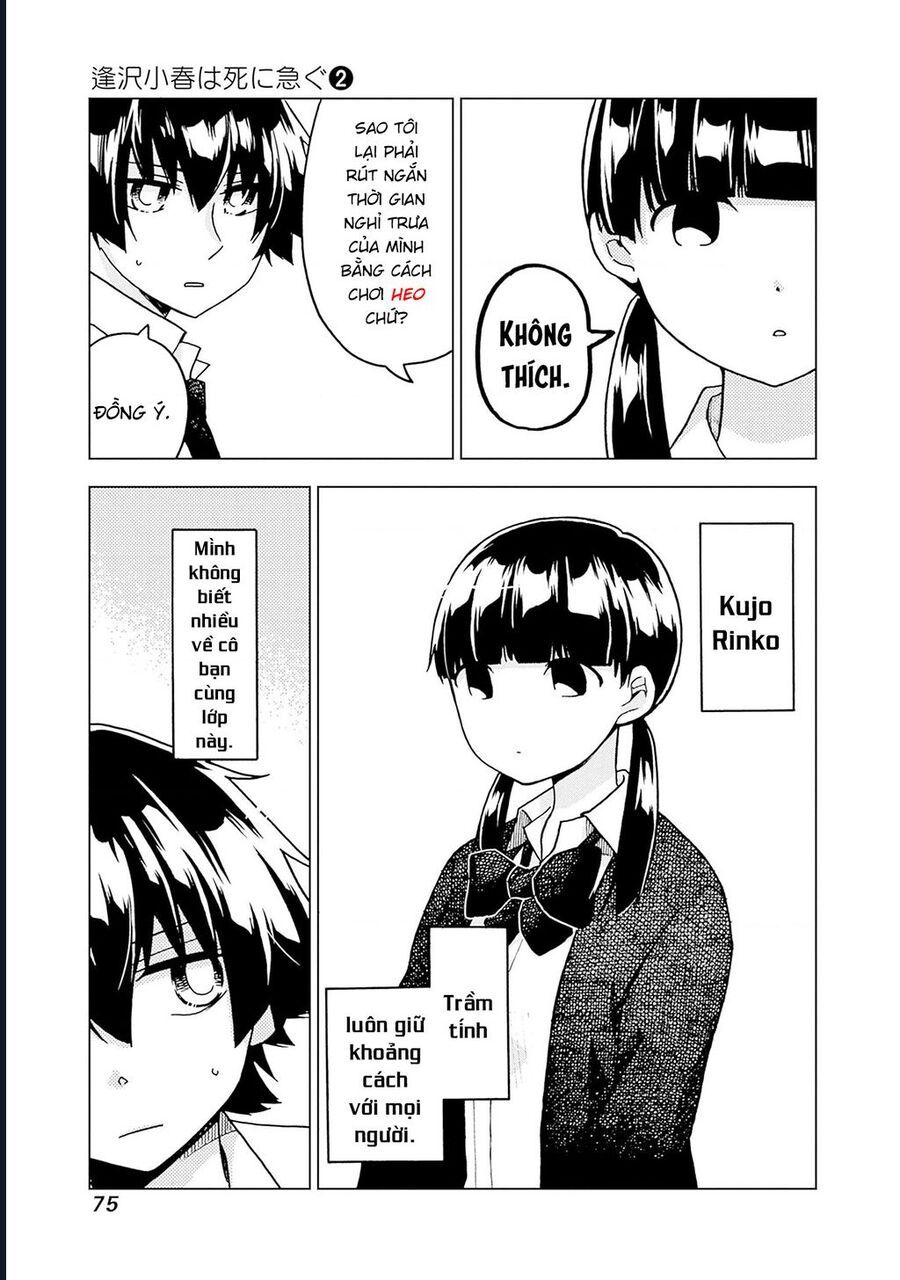 Aizawa Koharu Wa Shi Ni Isogu Chap 8.5 - Next Chap 9.5