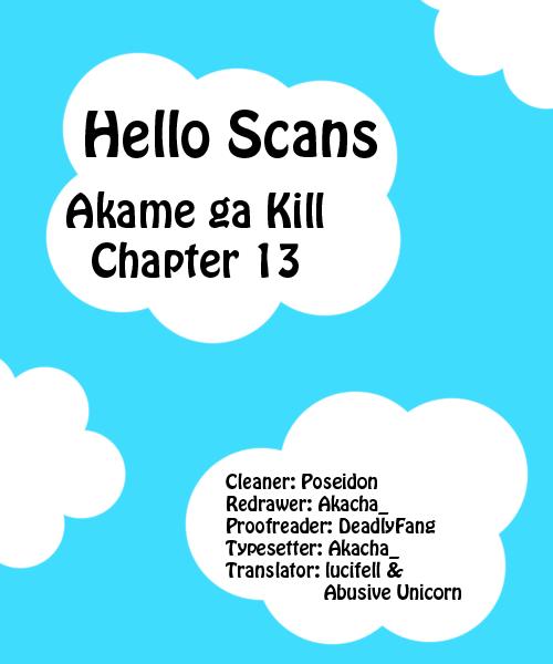 Akame Ga Kiru Chap 13 - Next Chap 14