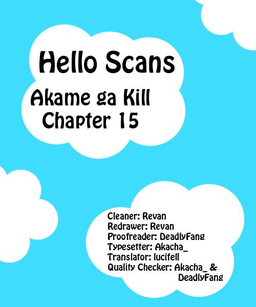 Akame Ga Kiru Chap 15 - Next Chap 16