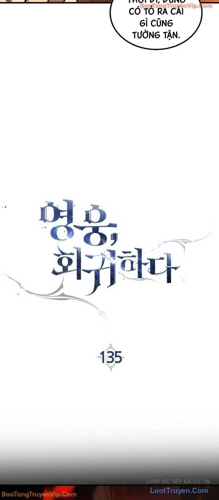 Anh Hùng Trở Lại Chap 135 - Next Chap 136