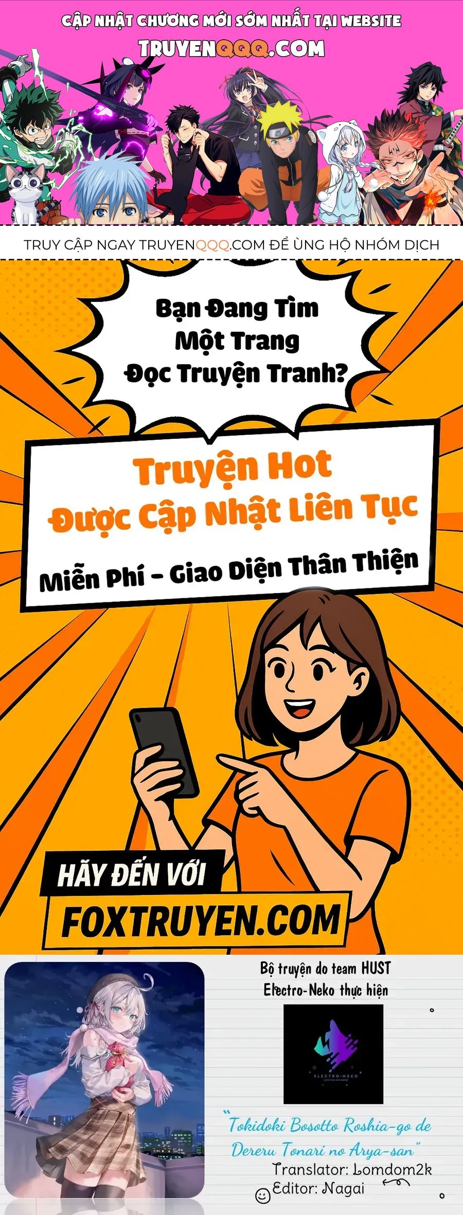 Arya Bàn Bên Thỉnh Thoảng Lại Trêu Ghẹo Tôi Bằng Tiếng Nga Chap 68 - Next Chap 69