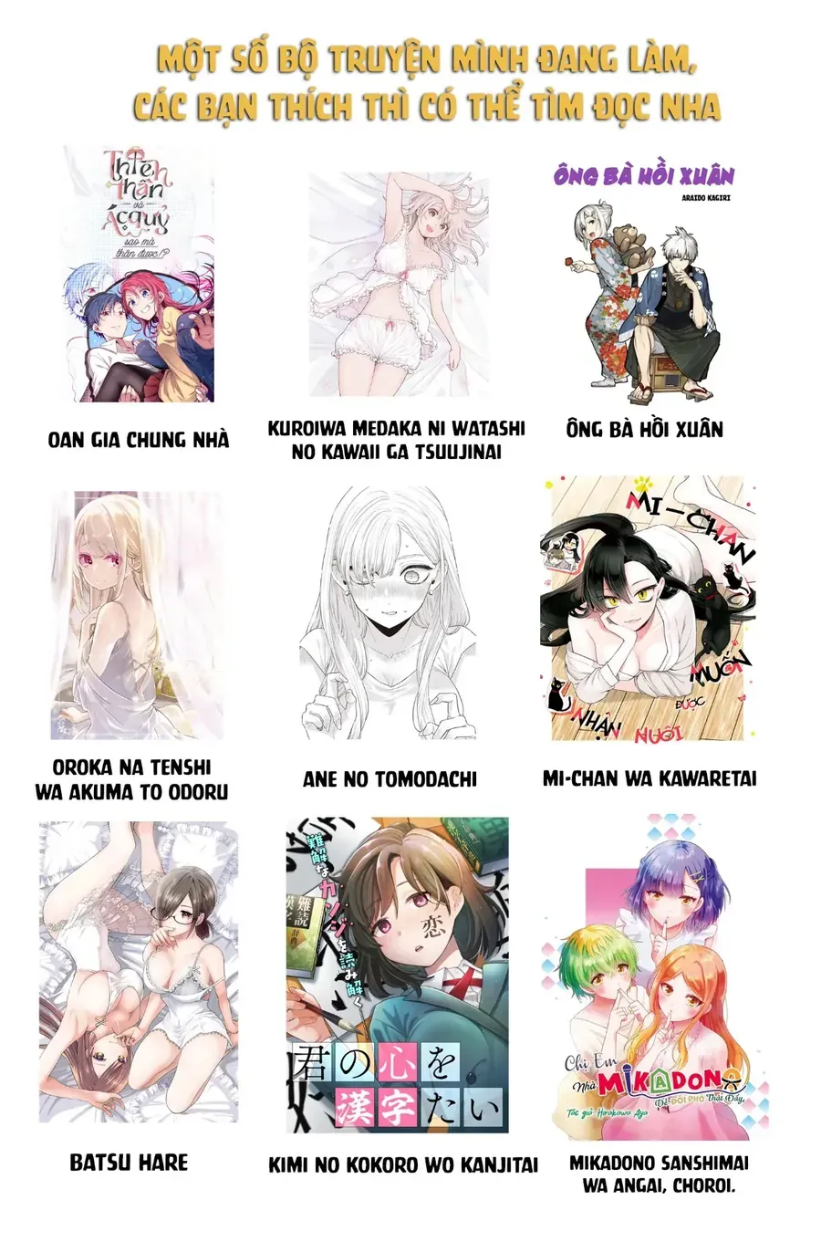 Ba Chị Em Nhà Mikadono Dễ Đối Phó Thật Đấy Chap 201 - Next Chap 202