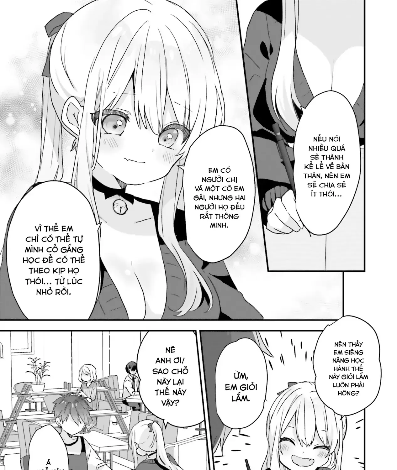 Ba Mỹ Nữ Mà Ai Cũng Đồn Trong Trường, Hóa Ra Là Những Cô Em Gái Thất Lạc Của Mình Sao. Chap 1 - Next Chap 2