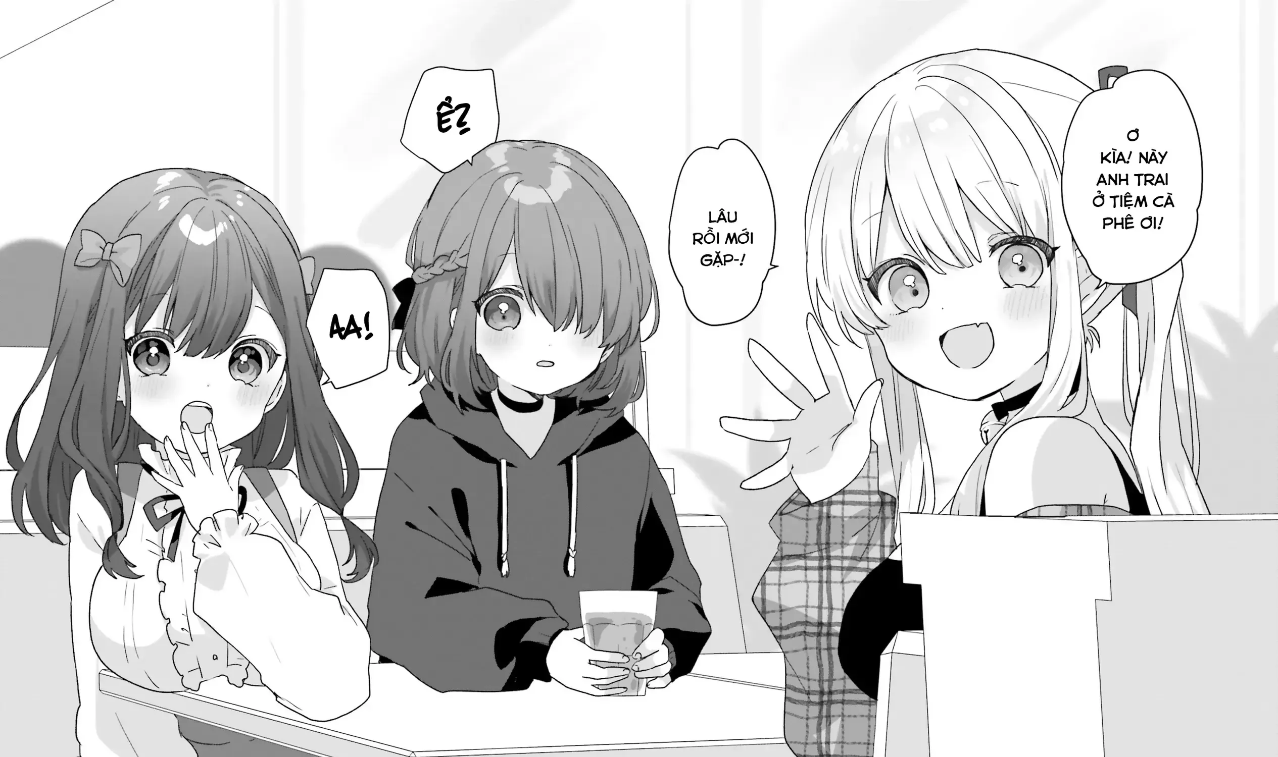 Ba Mỹ Nữ Mà Ai Cũng Đồn Trong Trường, Hóa Ra Là Những Cô Em Gái Thất Lạc Của Mình Sao. Chap 1 - Next Chap 2