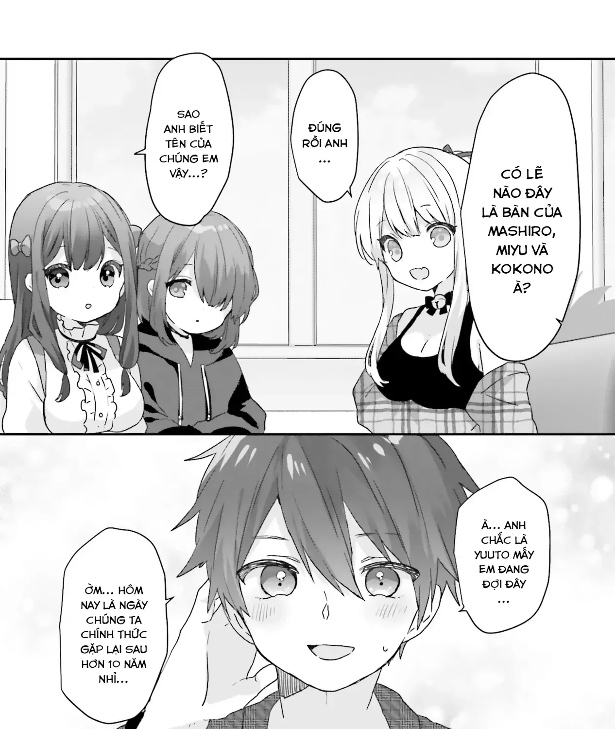 Ba Mỹ Nữ Mà Ai Cũng Đồn Trong Trường, Hóa Ra Là Những Cô Em Gái Thất Lạc Của Mình Sao. Chap 1 - Next Chap 2