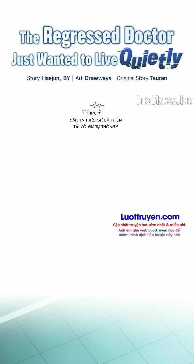Bác sĩ hồi quy chỉ muốn sống yên bình Chap 71 - Next Chap 72