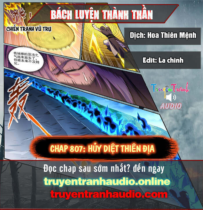 Bách Luyện Thành Thần Chap 807 - Next Chap 808