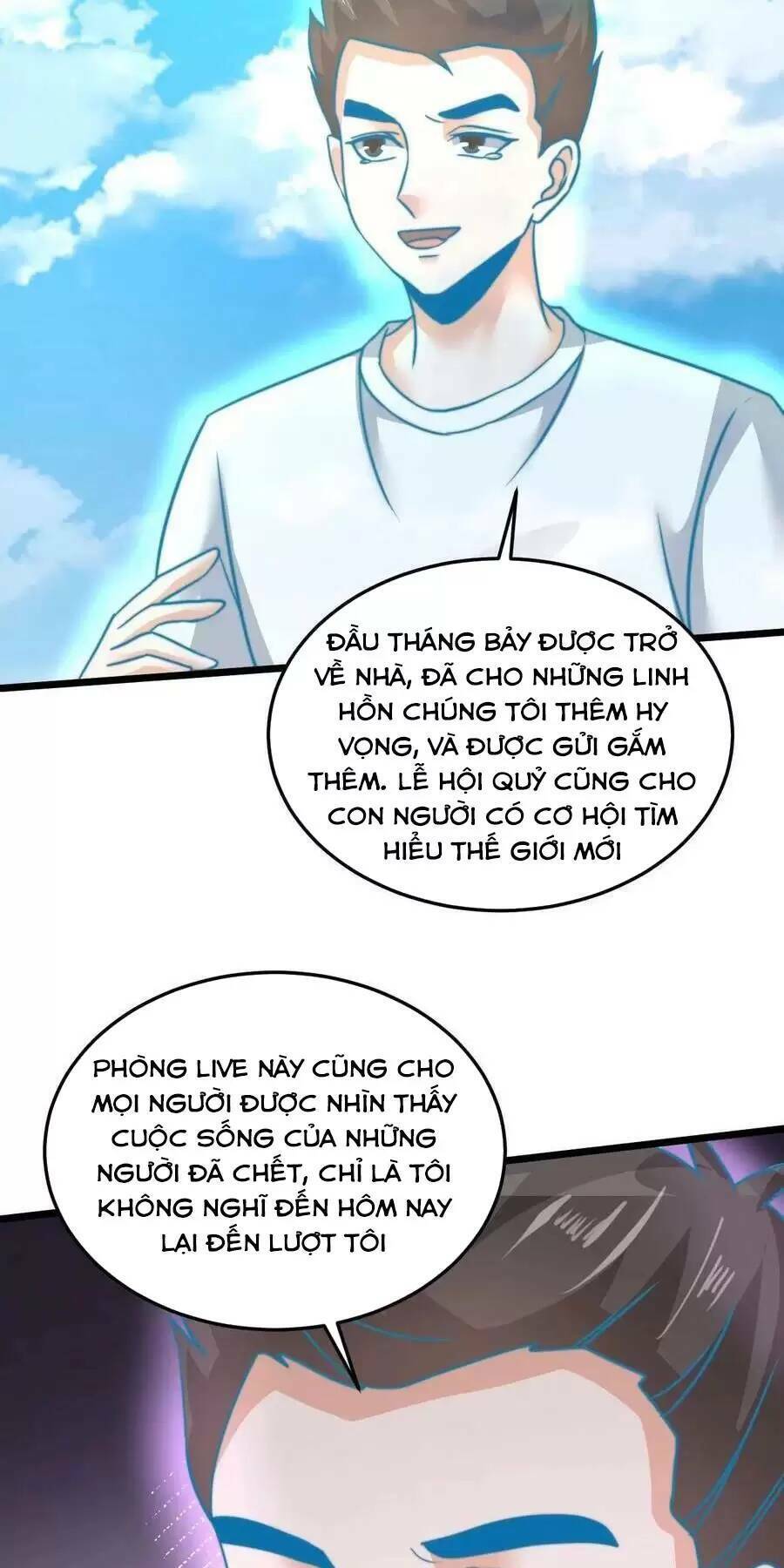 Bắt Đầu Livestream ở Địa Phủ Phát sóng trực tiếp ở đây ai dám đến Chap 38 - Next Chap 39