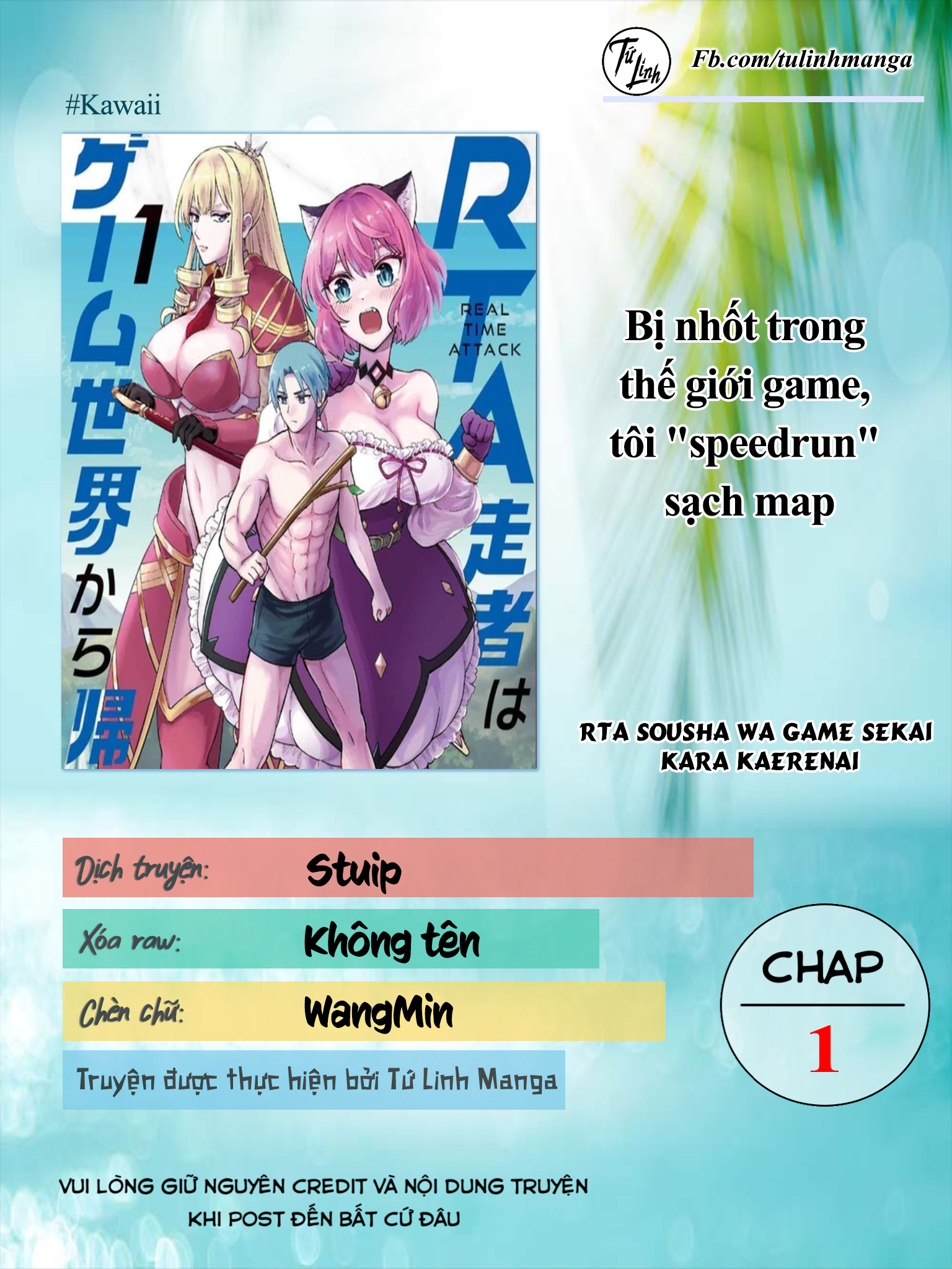 Bị Nhốt Trong Thế Giới Game, Tôi "Speedrun" Sạch Map Chap 1 - Next Chap 2