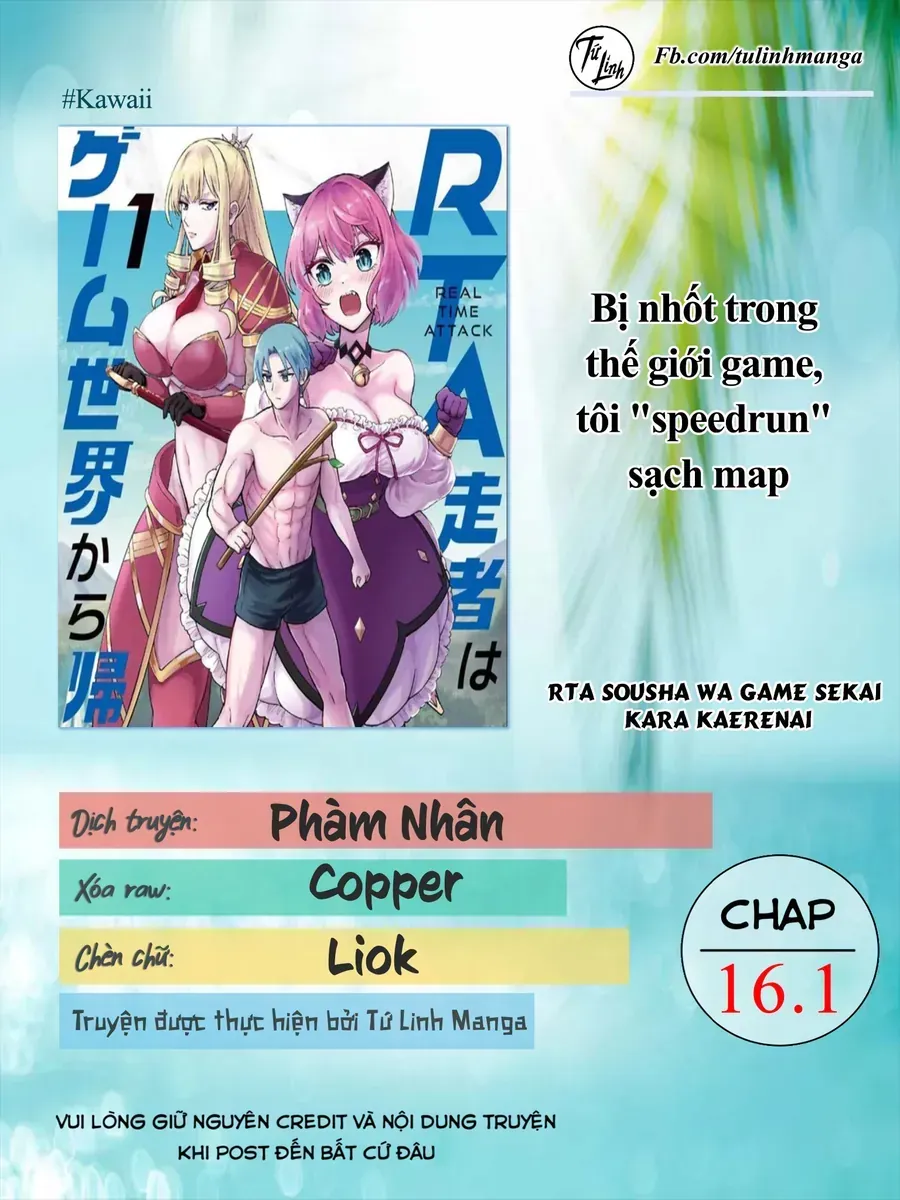 Bị Nhốt Trong Thế Giới Game, Tôi "Speedrun" Sạch Map Chap 16.1 - Next Chap 17.1