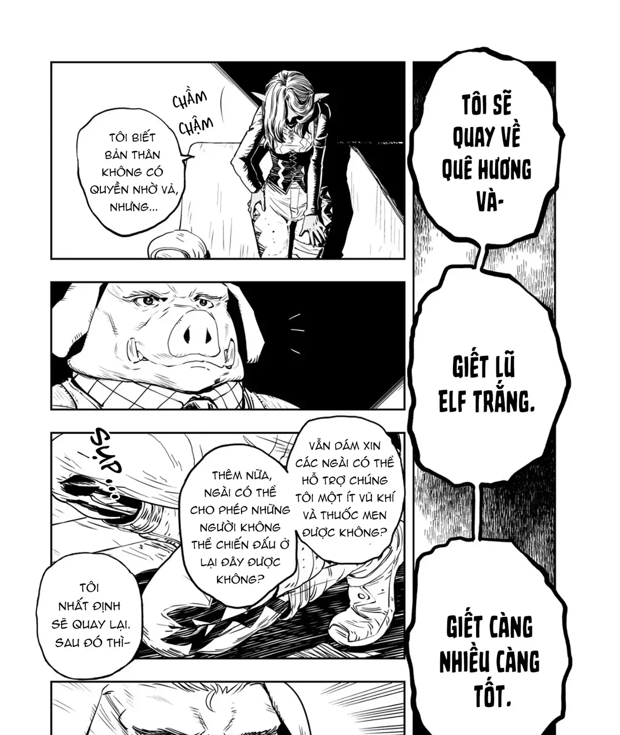 Biên Niên Sử Vương Quốc Orcsen - Vương Quốc Orc Mọi Rợ Đã Thiêu Rụi Vùng Đất Tiên Tộc Hiền Hòa Như Thế Nào? Chap 1 - Next Chap 2