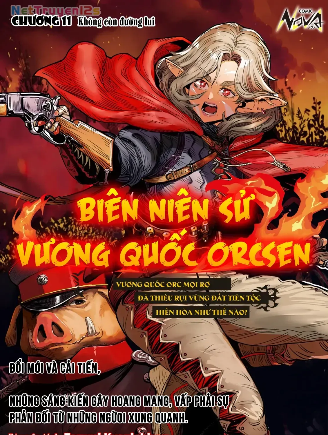 Biên Niên Sử Vương Quốc Orcsen - Vương Quốc Orc Mọi Rợ Đã Thiêu Rụi Vùng Đất Tiên Tộc Hiền Hòa Như Thế Nào? Chap 11 - Next Chap 12