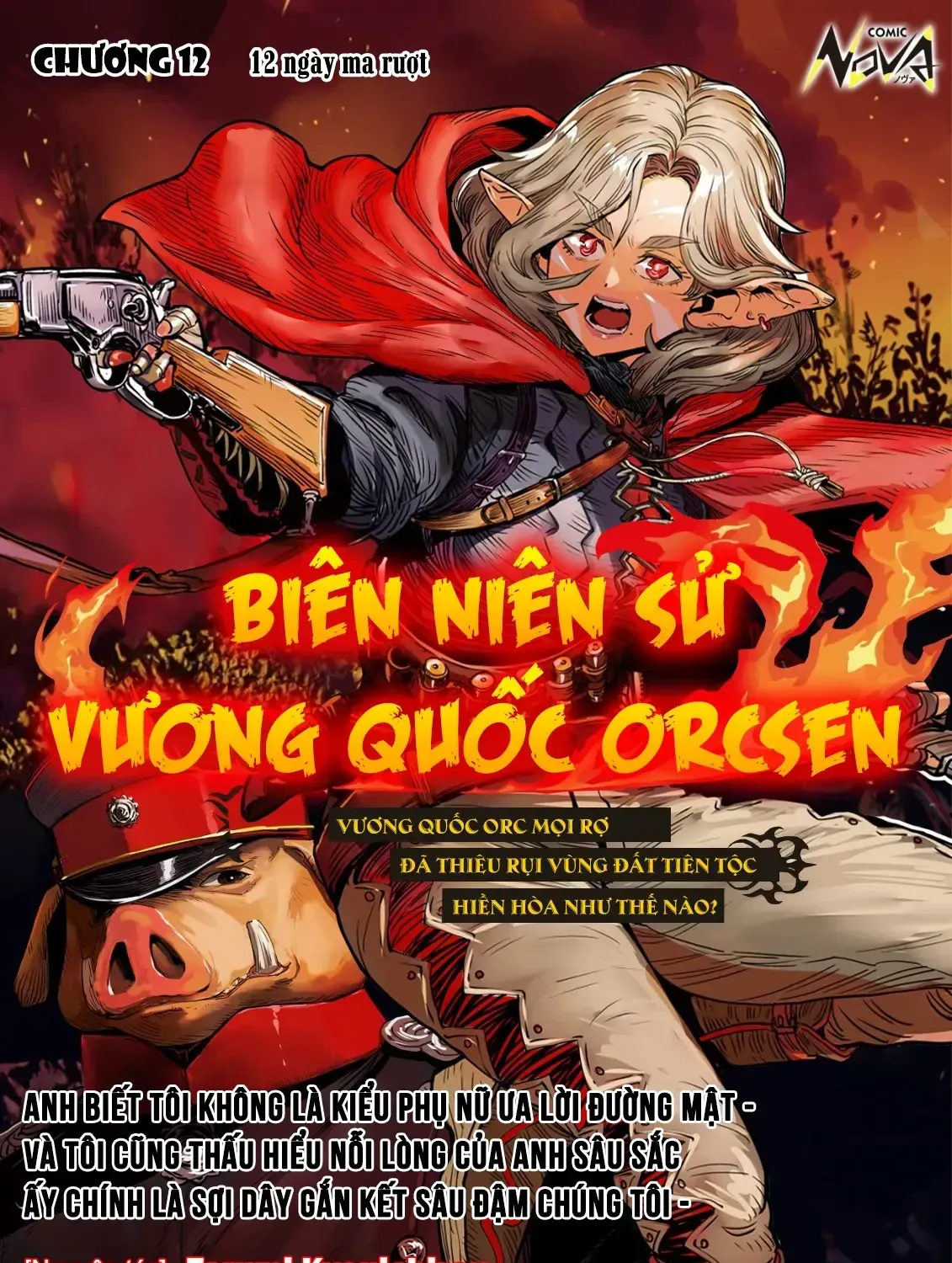 Biên Niên Sử Vương Quốc Orcsen - Vương Quốc Orc Mọi Rợ Đã Thiêu Rụi Vùng Đất Tiên Tộc Hiền Hòa Như Thế Nào? Chap 12 - Next Chap 13