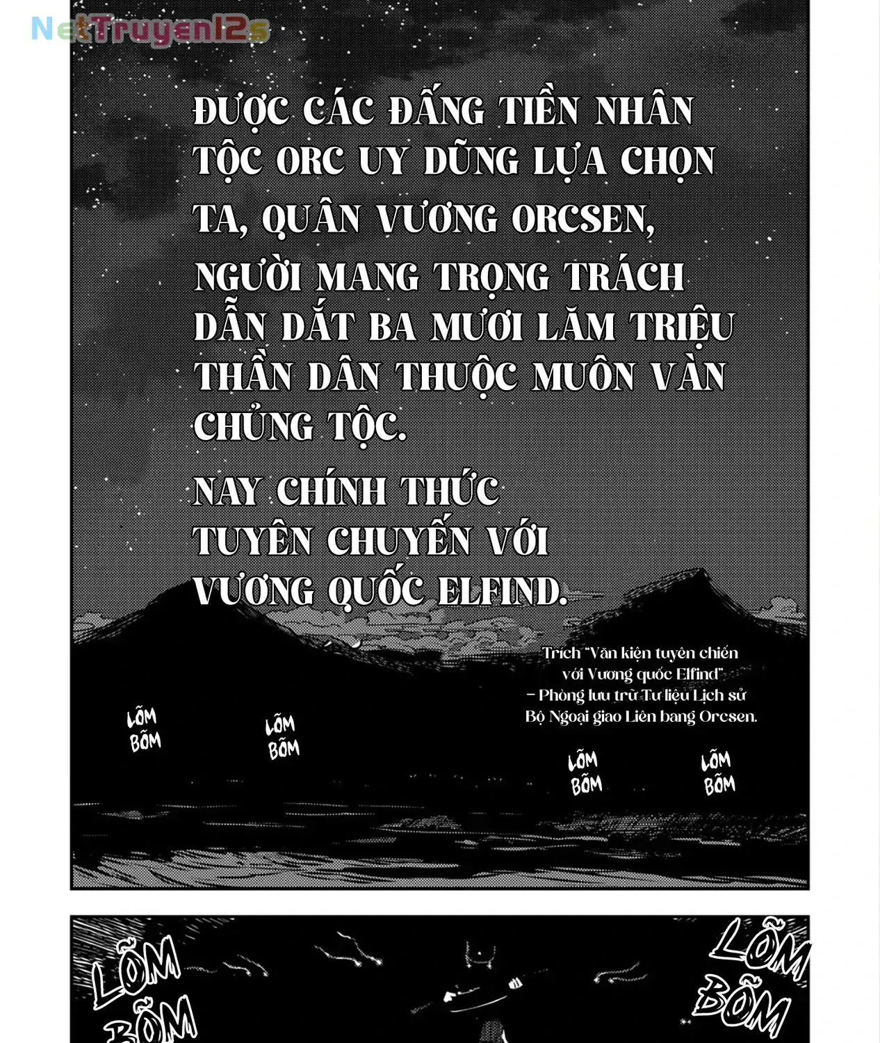 Biên Niên Sử Vương Quốc Orcsen - Vương Quốc Orc Mọi Rợ Đã Thiêu Rụi Vùng Đất Tiên Tộc Hiền Hòa Như Thế Nào? Chap 15 - Next Chap 16
