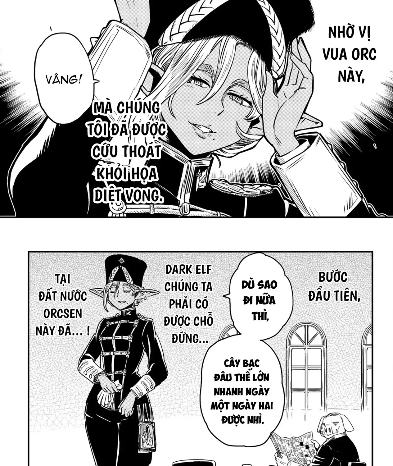 Biên Niên Sử Vương Quốc Orcsen - Vương Quốc Orc Mọi Rợ Đã Thiêu Rụi Vùng Đất Tiên Tộc Hiền Hòa Như Thế Nào? Chap 2 - Next Chap 3