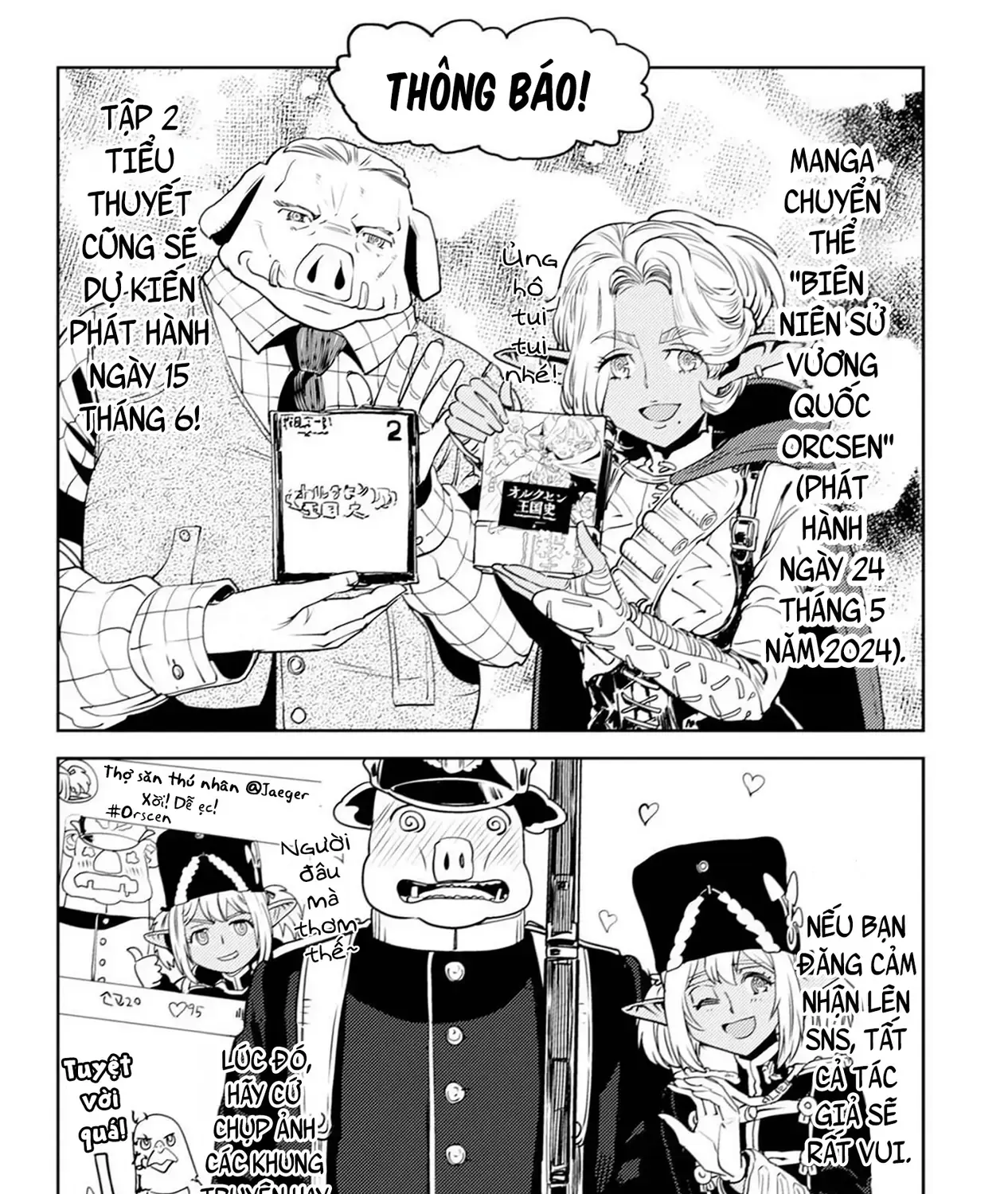 Biên Niên Sử Vương Quốc Orcsen - Vương Quốc Orc Mọi Rợ Đã Thiêu Rụi Vùng Đất Tiên Tộc Hiền Hòa Như Thế Nào? Chap 4 - Next Chap 5