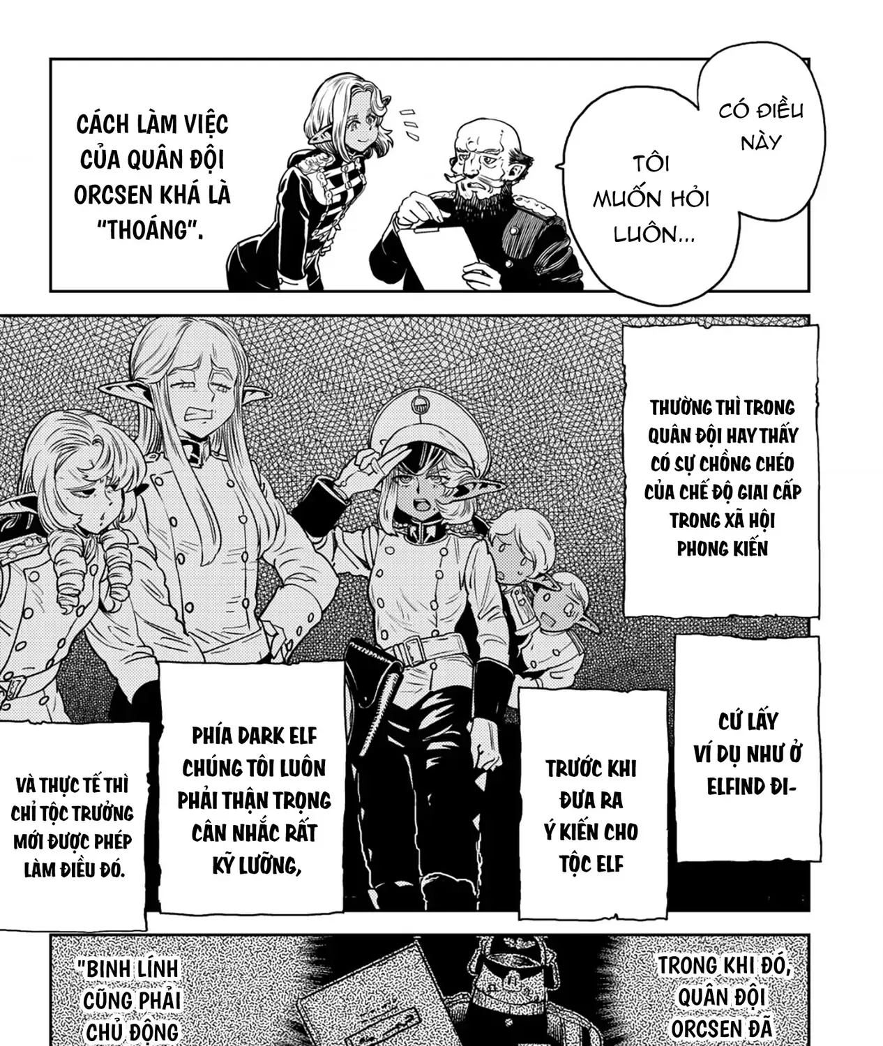 Biên Niên Sử Vương Quốc Orcsen - Vương Quốc Orc Mọi Rợ Đã Thiêu Rụi Vùng Đất Tiên Tộc Hiền Hòa Như Thế Nào? Chap 4 - Next Chap 5