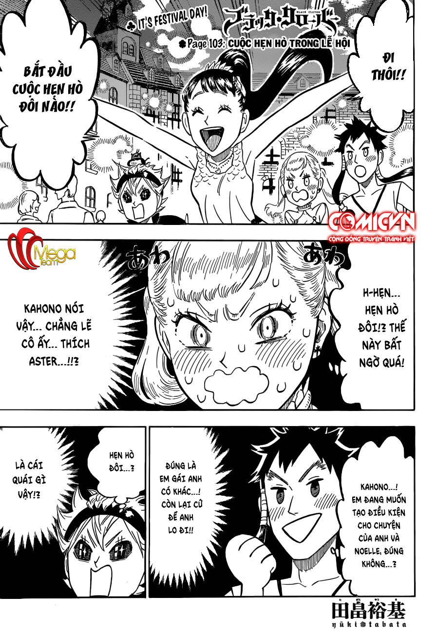 Black Clover - Thế Giới Phép Thuật Chap 103 - Next Chap 104