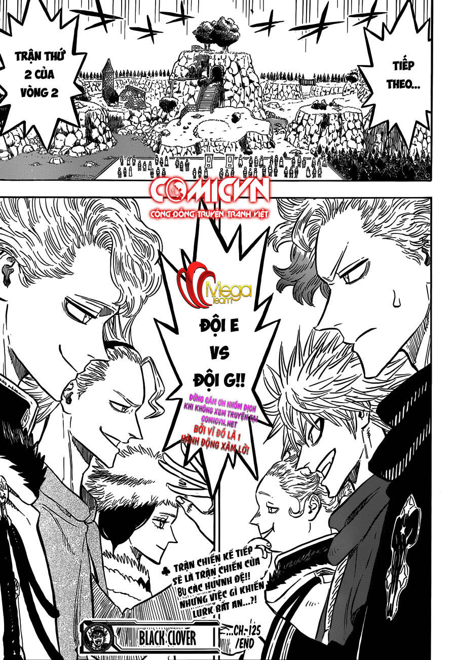 Black Clover - Thế Giới Phép Thuật Chap 125 - Next Chap 126