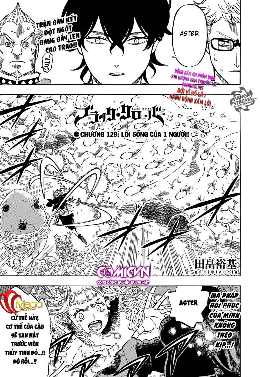 Black Clover - Thế Giới Phép Thuật Chap 129 - Next Chap 130