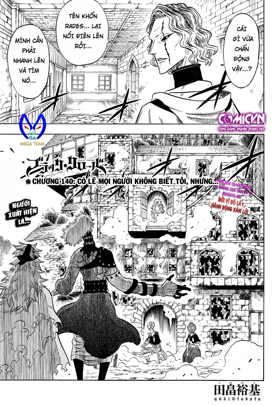 Black Clover - Thế Giới Phép Thuật Chap 140 - Next Chap 141