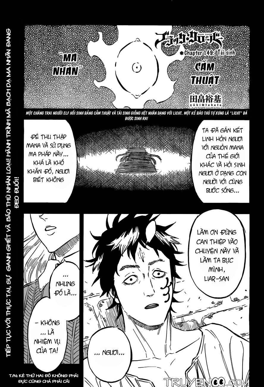 Black Clover - Thế Giới Phép Thuật Chap 149 - Next Chap 150