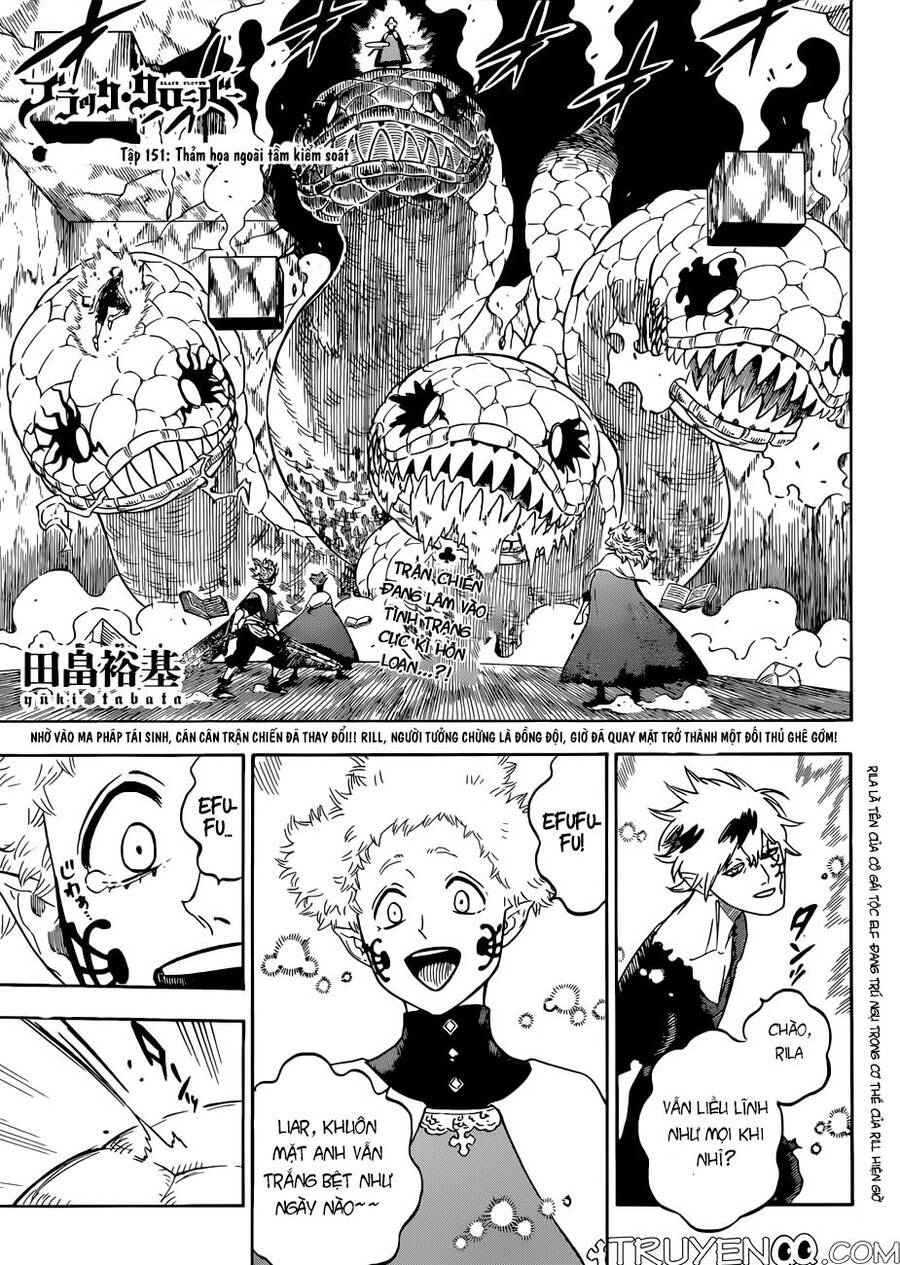 Black Clover - Thế Giới Phép Thuật Chap 151 - Next Chap 152