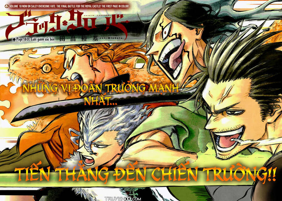 Black Clover - Thế Giới Phép Thuật Chap 180 - Next Chap 181