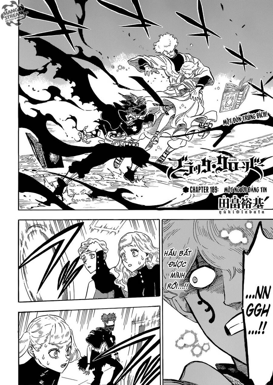 Black Clover - Thế Giới Phép Thuật Chap 189 - Next Chap 190