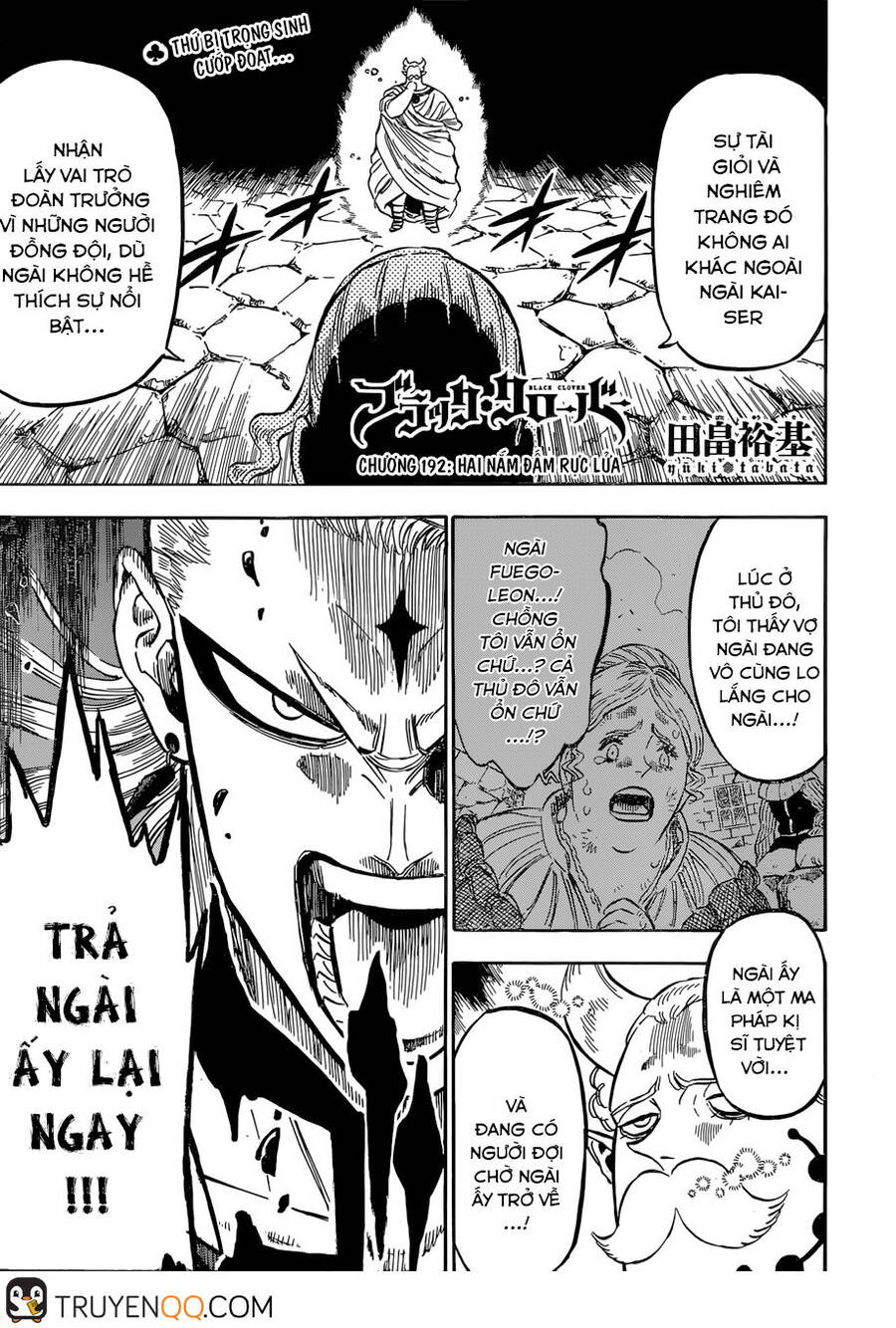 Black Clover - Thế Giới Phép Thuật Chap 192 - Next Chap 193