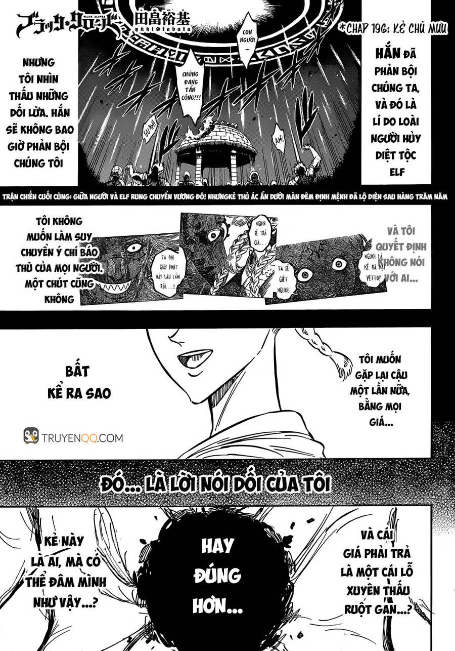 Black Clover - Thế Giới Phép Thuật Chap 196 - Next Chap 197