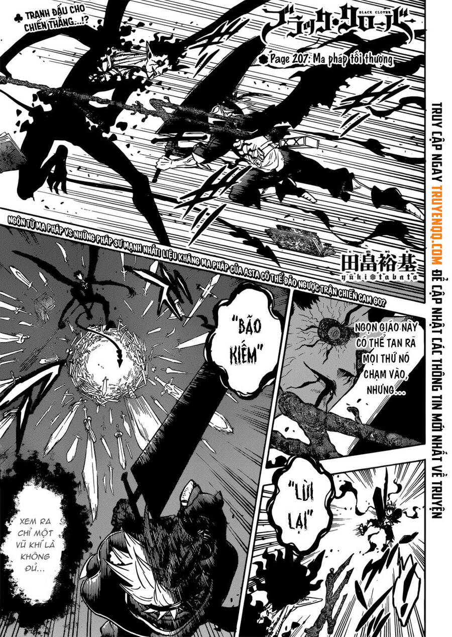 Black Clover - Thế Giới Phép Thuật Chap 207 - Next Chap 208