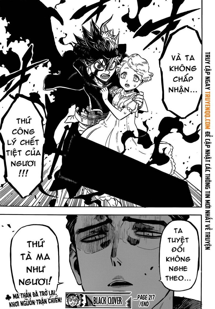 Black Clover - Thế Giới Phép Thuật Chap 217 - Next Chap 218
