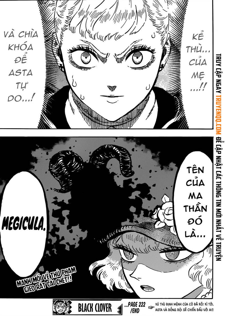 Black Clover - Thế Giới Phép Thuật Chap 222 - Next Chap 223