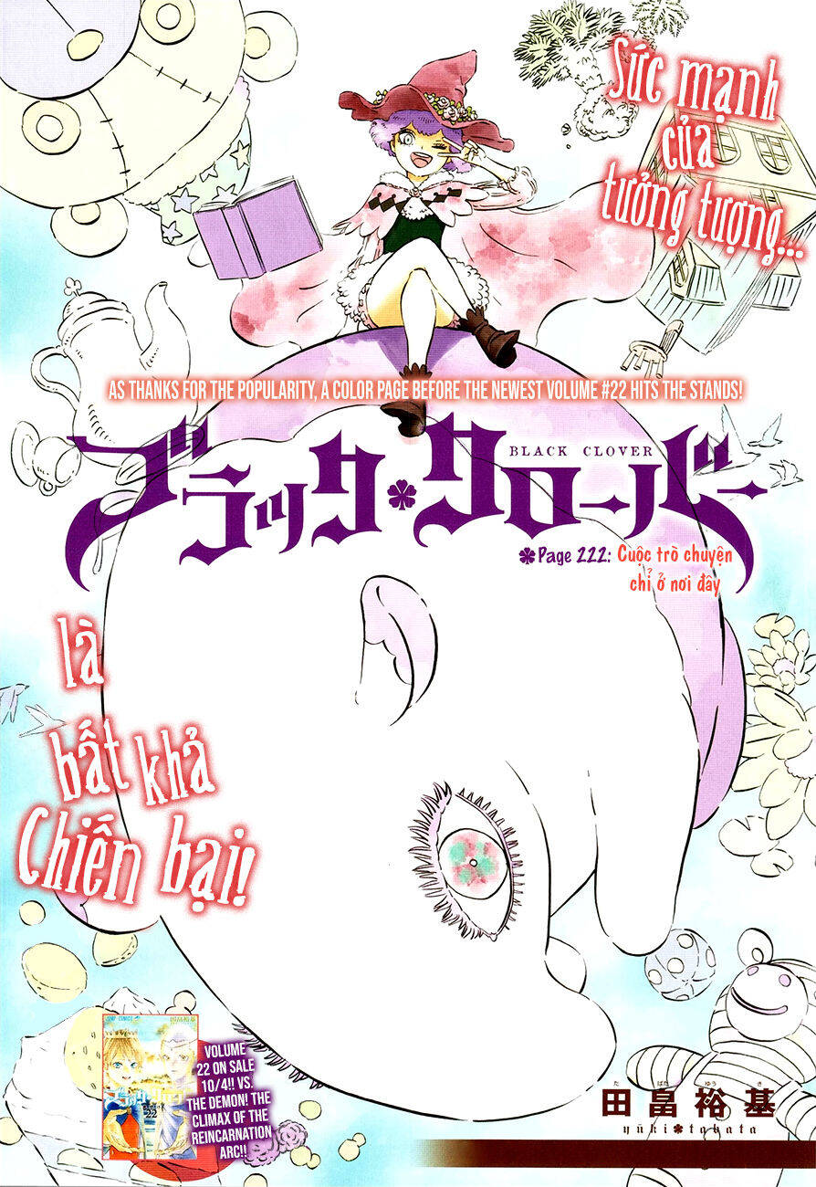 Black Clover - Thế Giới Phép Thuật Chap 222 - Next Chap 223