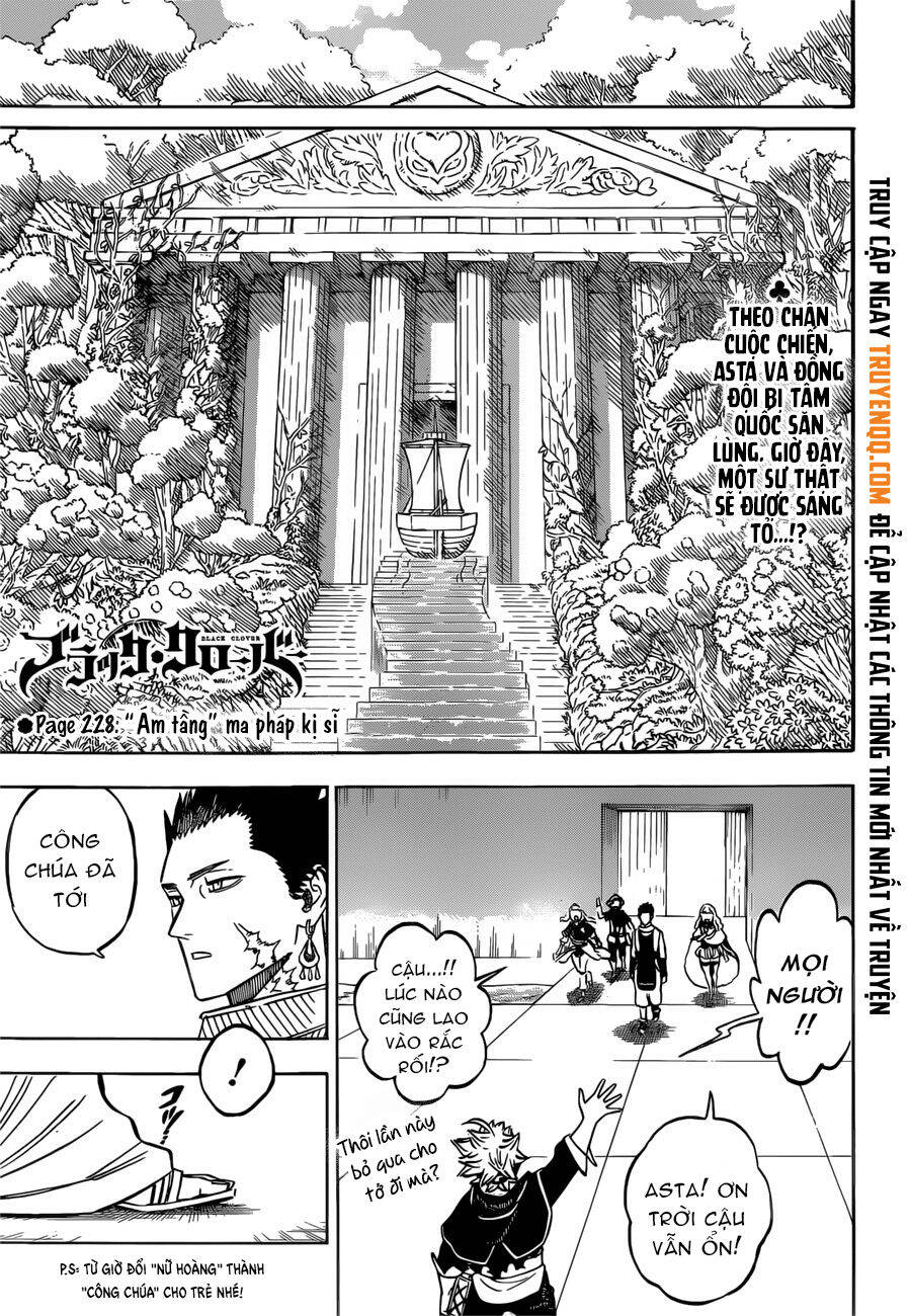 Black Clover - Thế Giới Phép Thuật Chap 228 - Next Chap 229