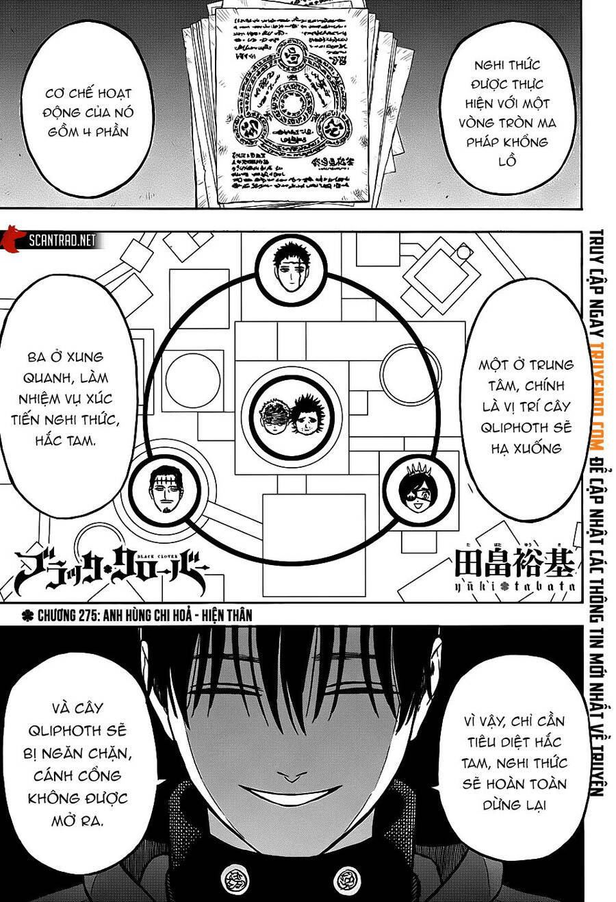 Black Clover - Thế Giới Phép Thuật Chap 275 - Next Chap 276