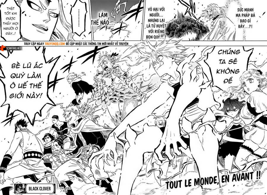 Black Clover - Thế Giới Phép Thuật Chap 283 - Next Chap 284