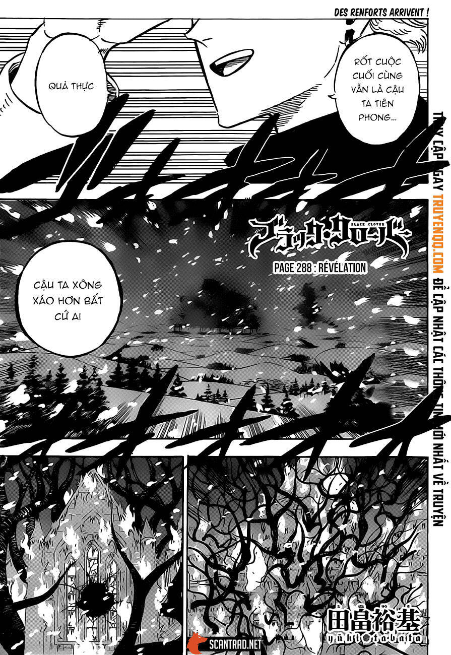 Black Clover - Thế Giới Phép Thuật Chap 288 - Next Chap 289