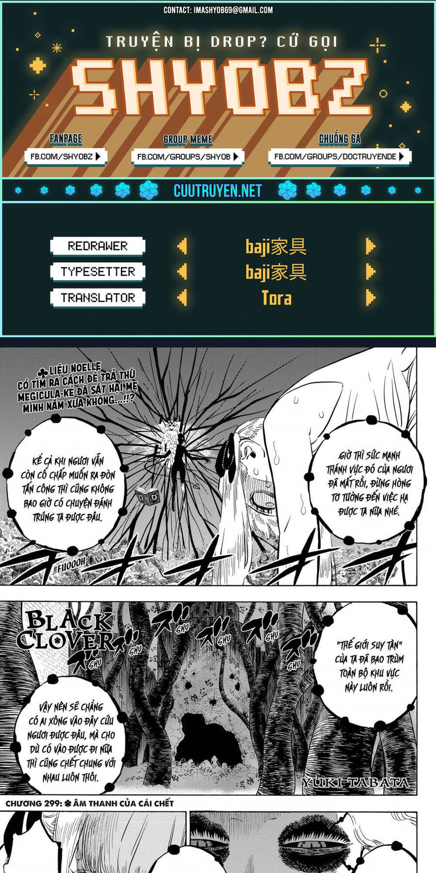 Black Clover - Thế Giới Phép Thuật Chap 299 - Next Chap 300
